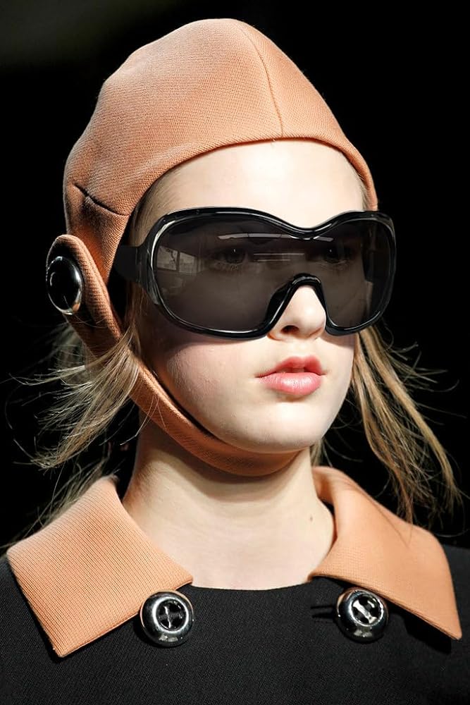 Prada Illusion Black Oversized Sunglasses FW 2011