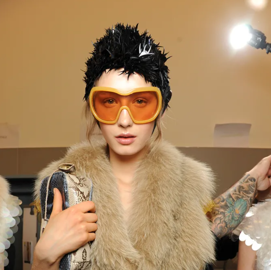Prada Illusion Black Oversized Sunglasses FW 2011