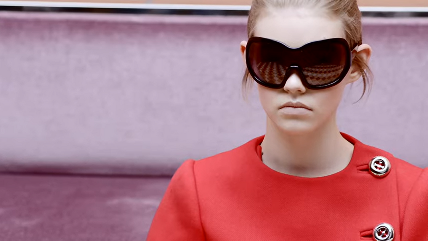 Prada Illusion Black Oversized Sunglasses FW 2011