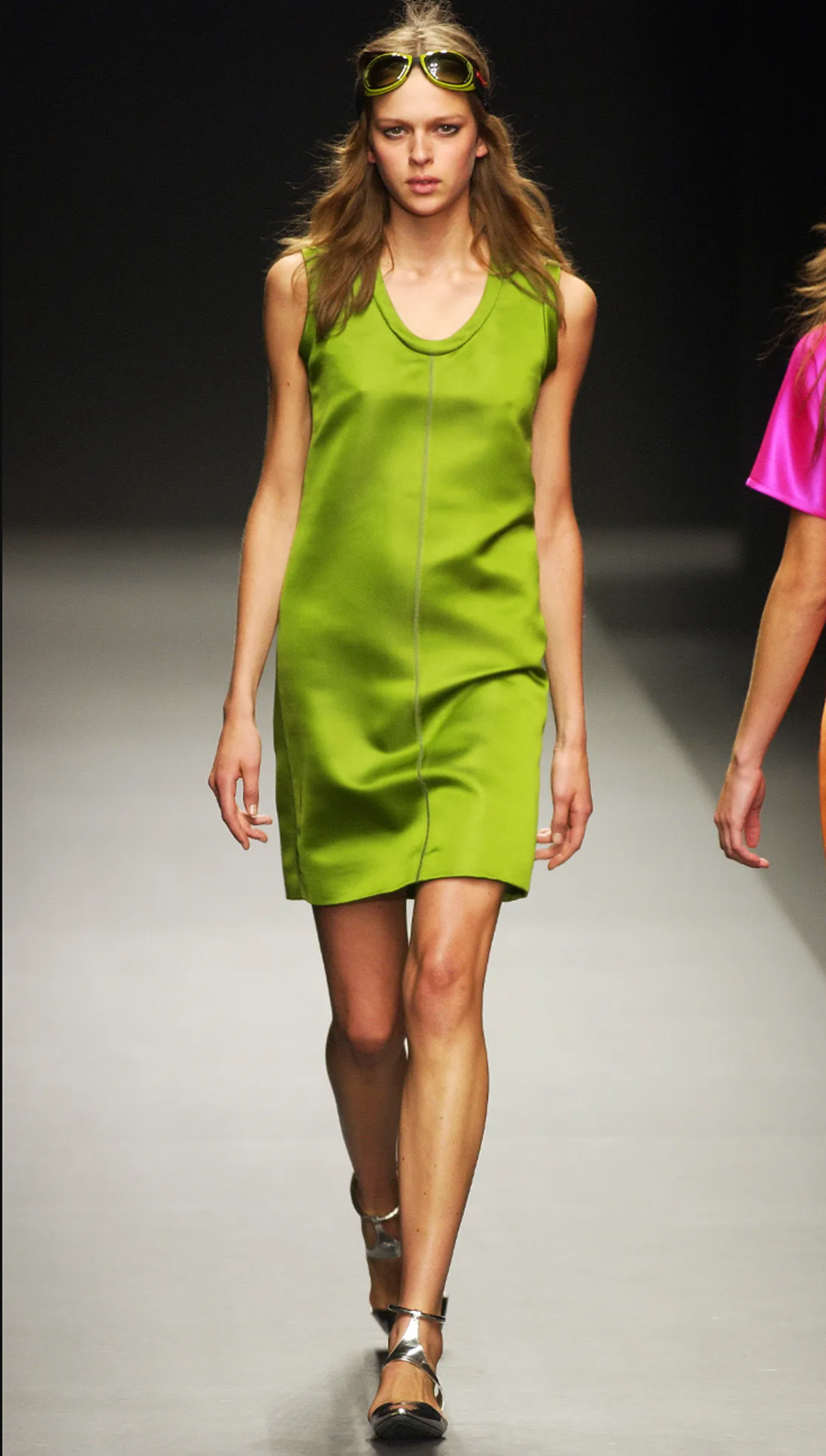 Prada Green Ski Mask Googles Prada SS 2003 Runway
