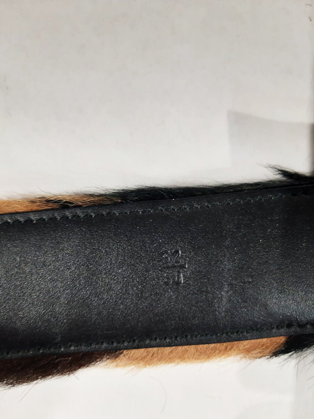 Prada FW 2017 Pony Fur Belt