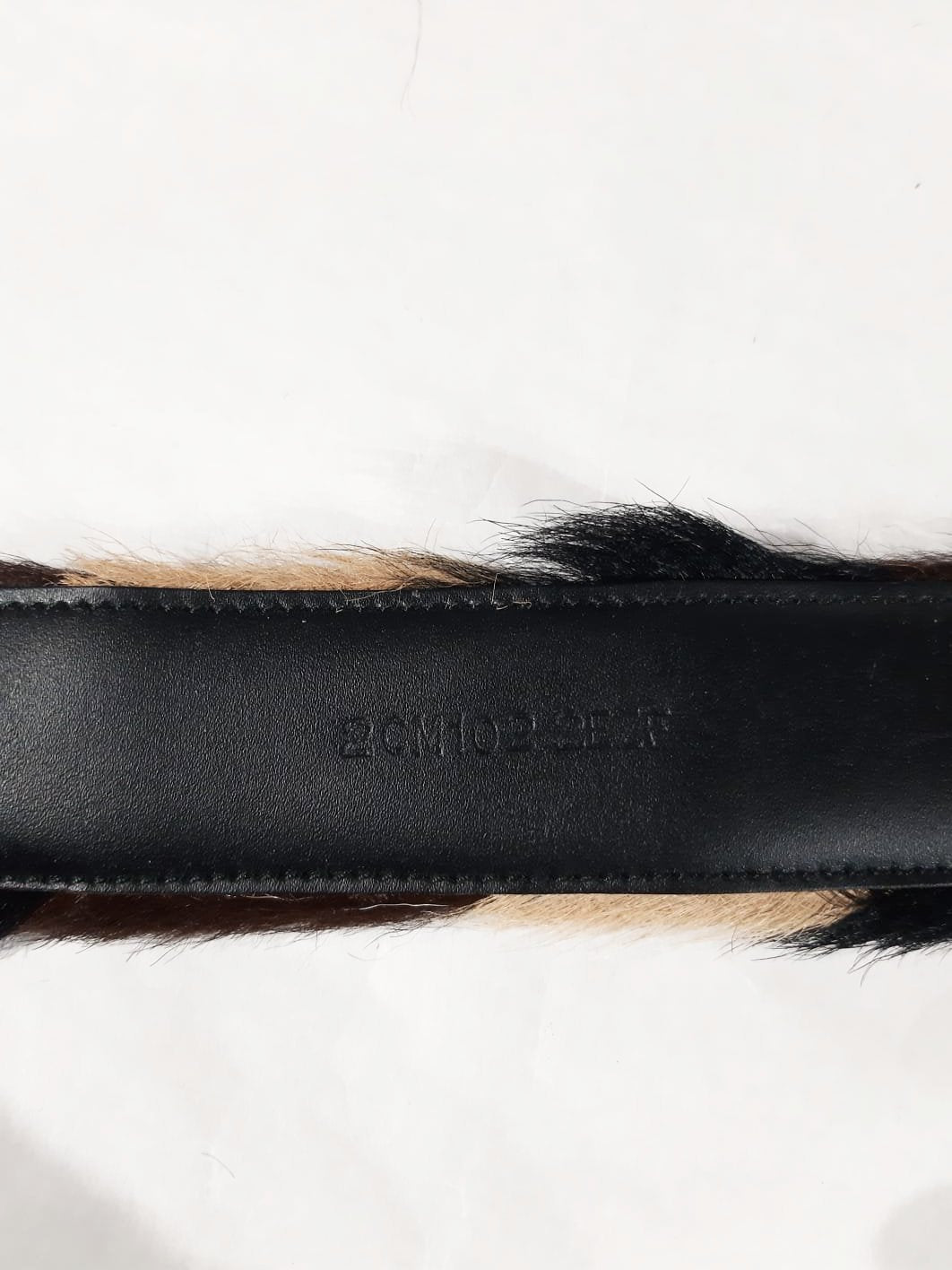 Prada FW 2017 Pony Fur Belt