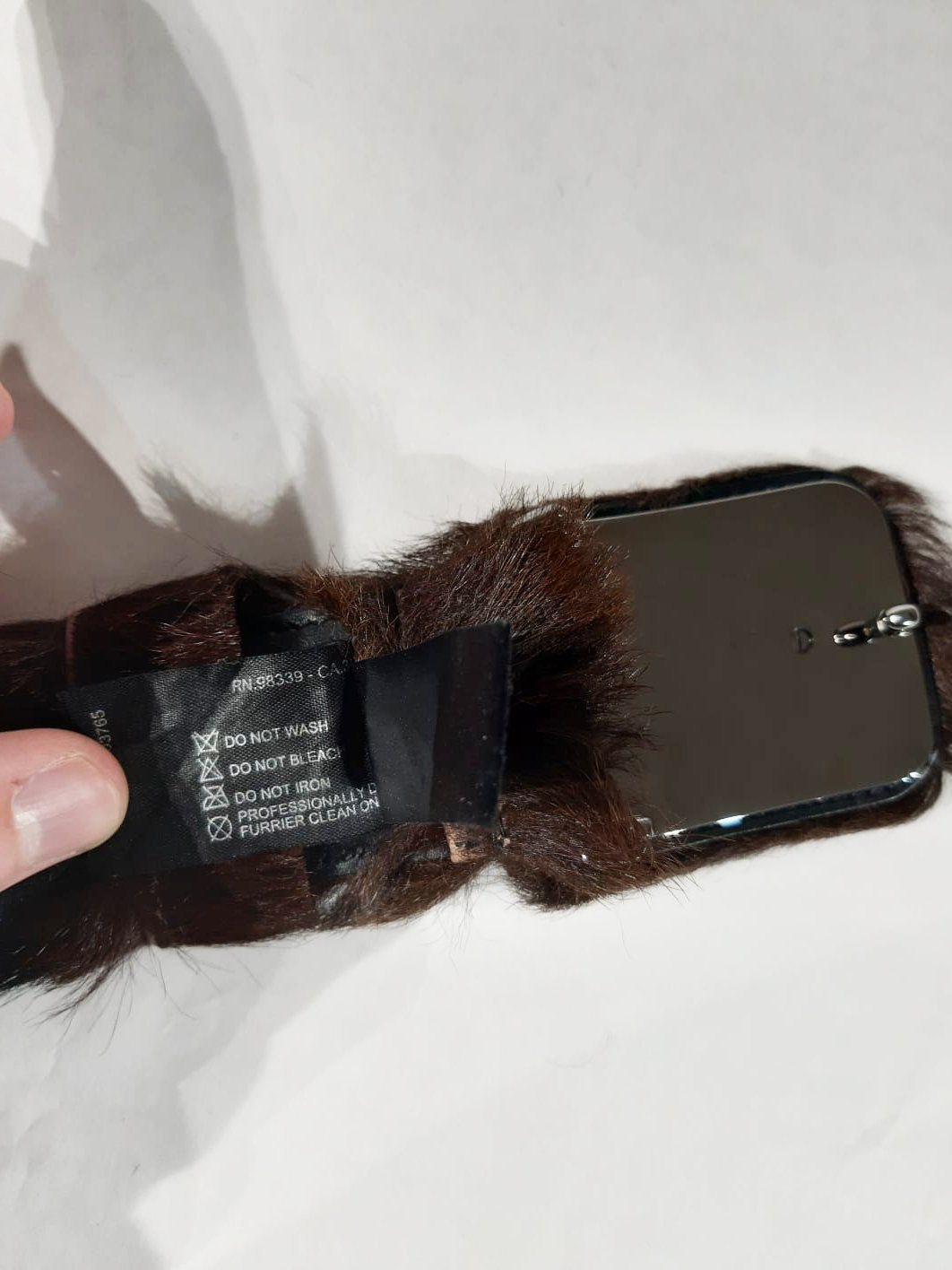Prada FW 2017 Pony Fur Belt