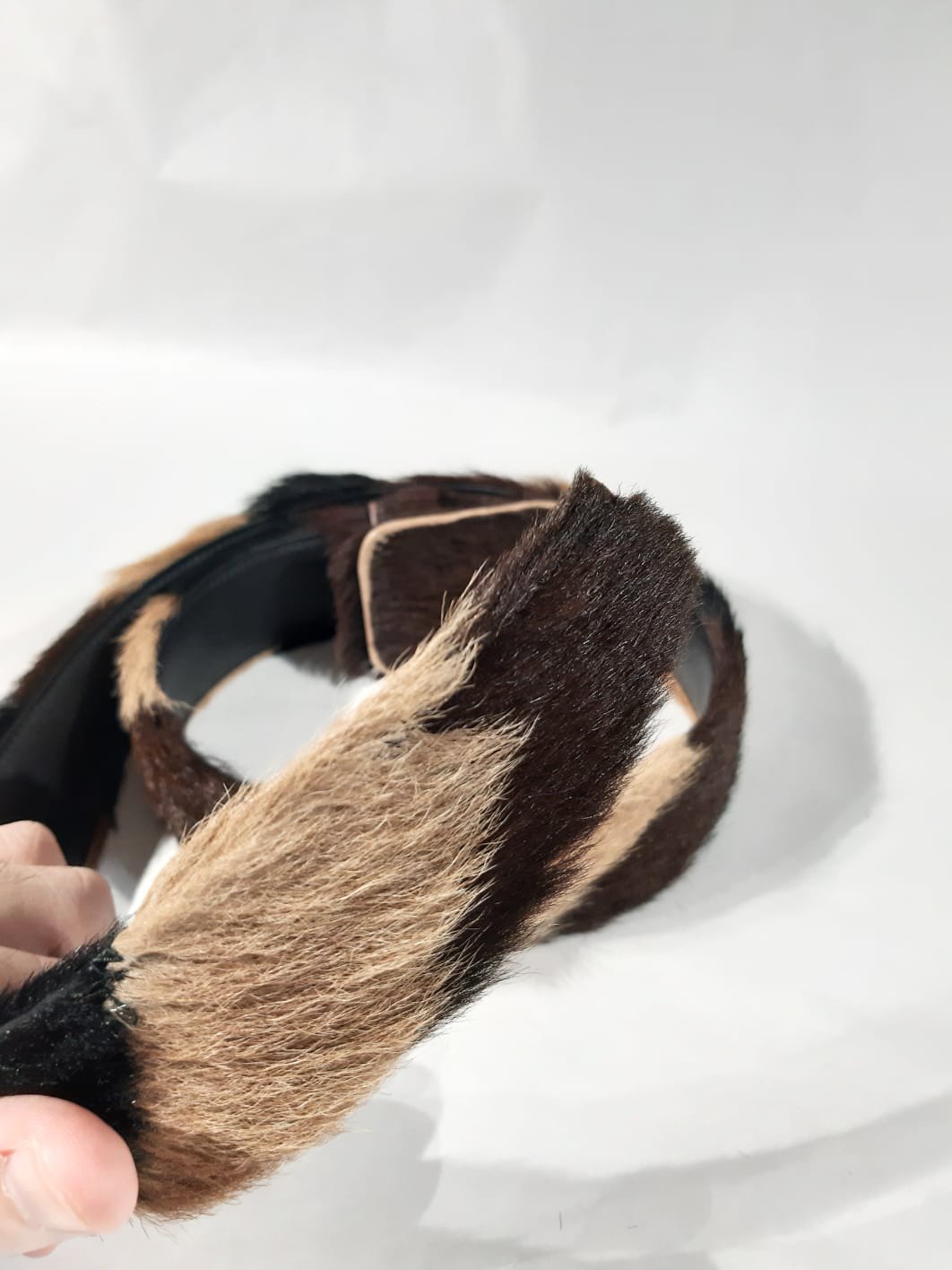 Prada FW 2017 Pony Fur Belt