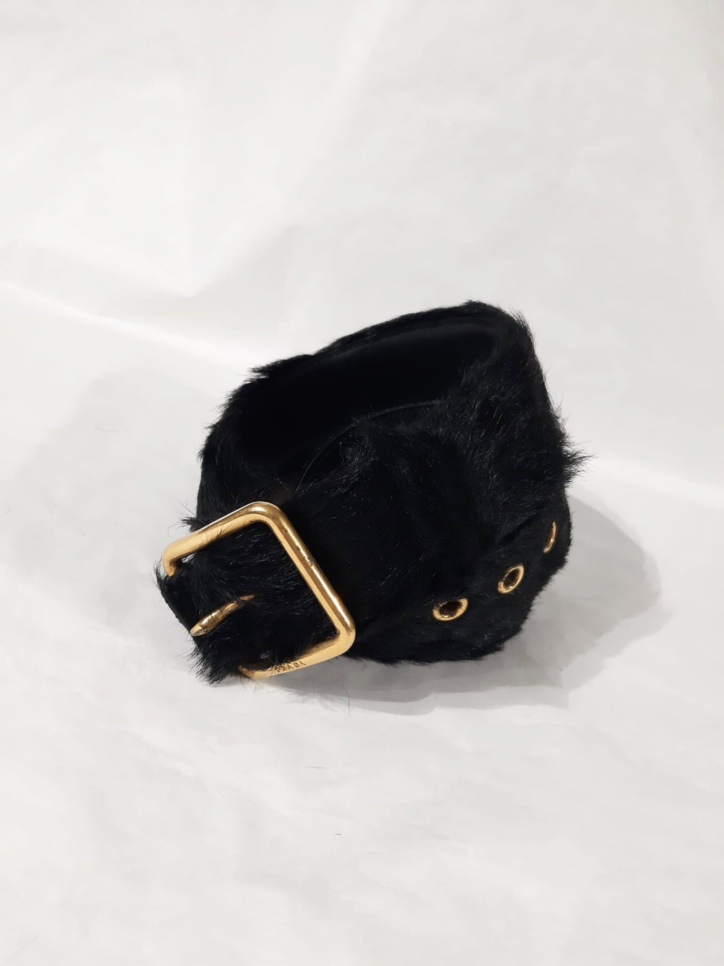 Prada FW 2017 Pony Fur Belt