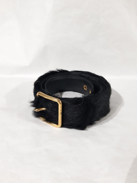 Prada FW 2017 Pony Fur Belt