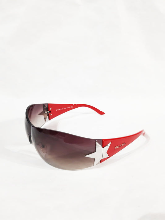 Prada Red Star Sunglasses SS 2004