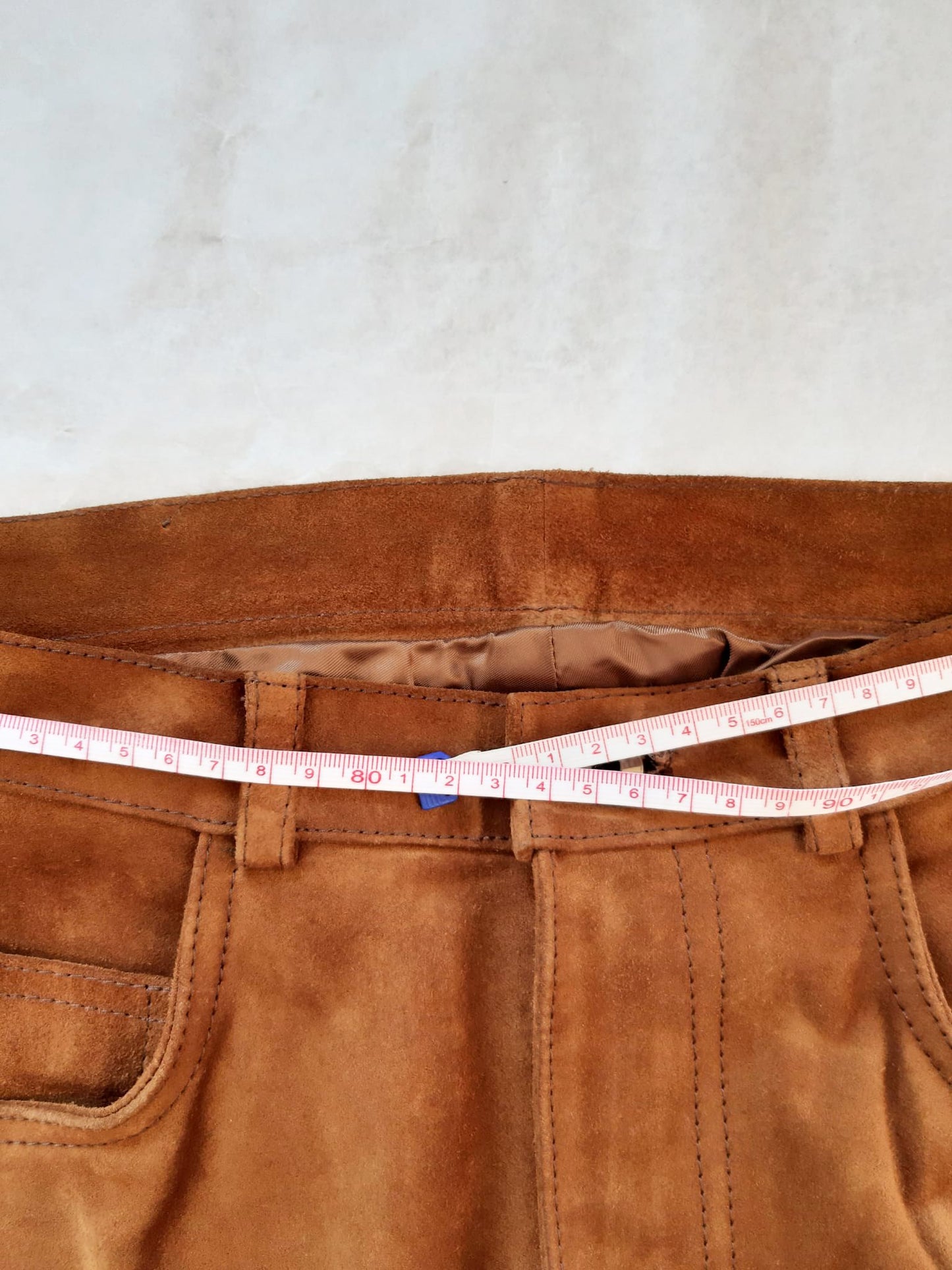 Miu Miu FW 2005 Runway Camel Suede Pants