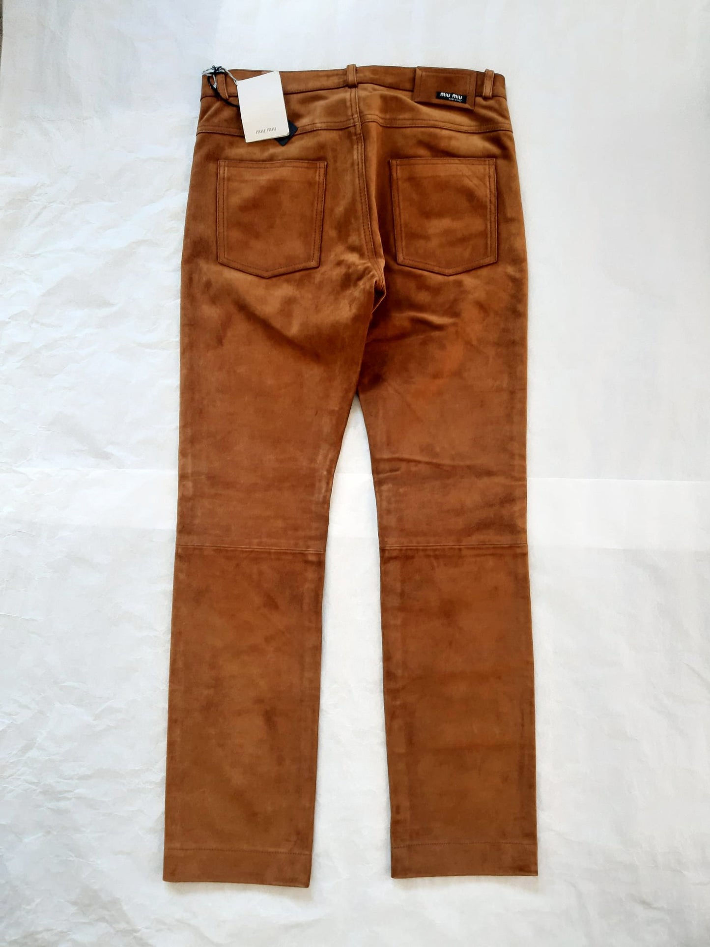 Miu Miu FW 2005 Runway Camel Suede Pants