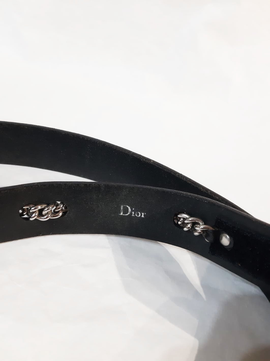 Dior Homme SS04 "Strip" Runway Chain Belt