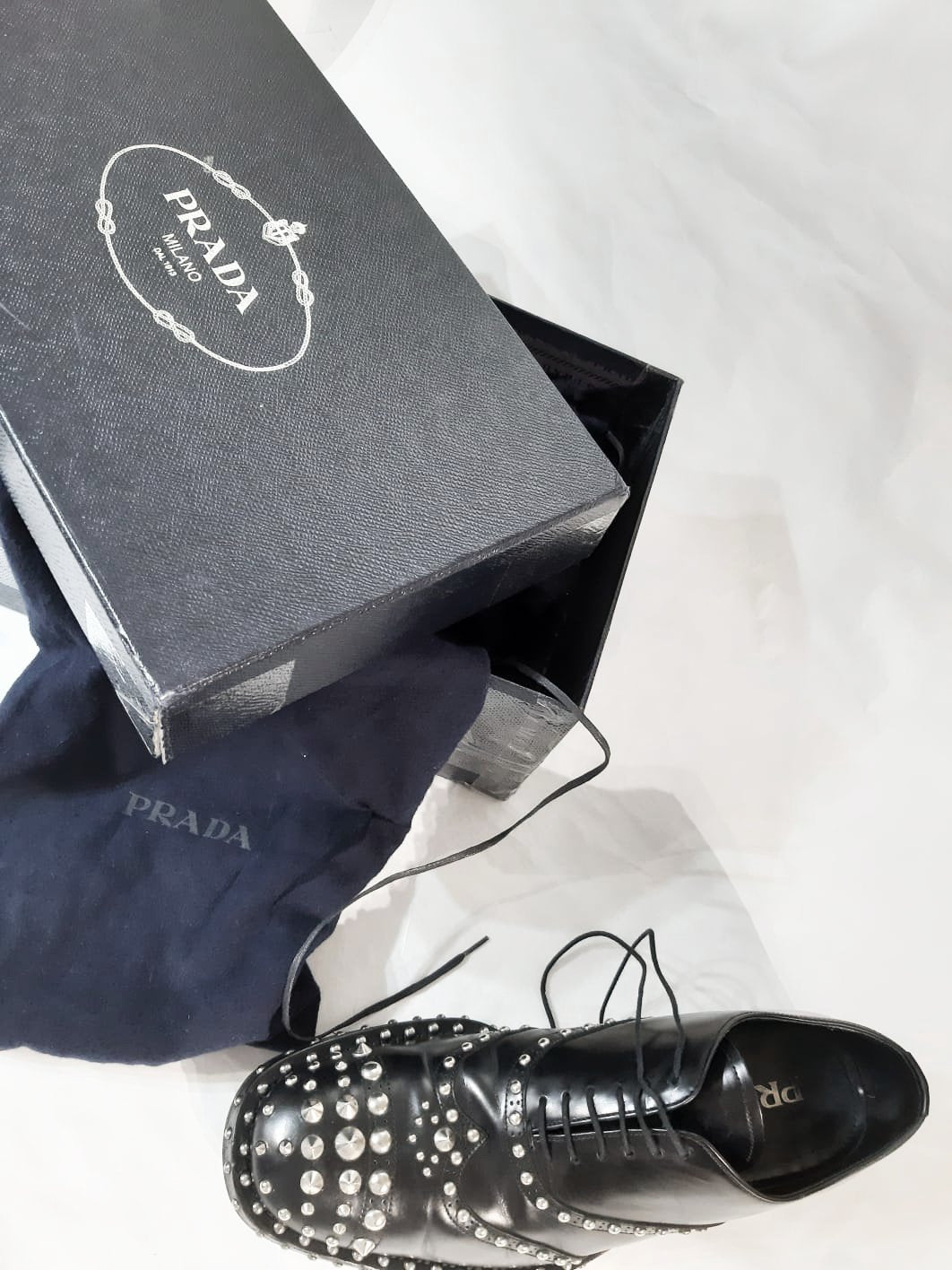 Prada FW 2009 Runway Studded shoes