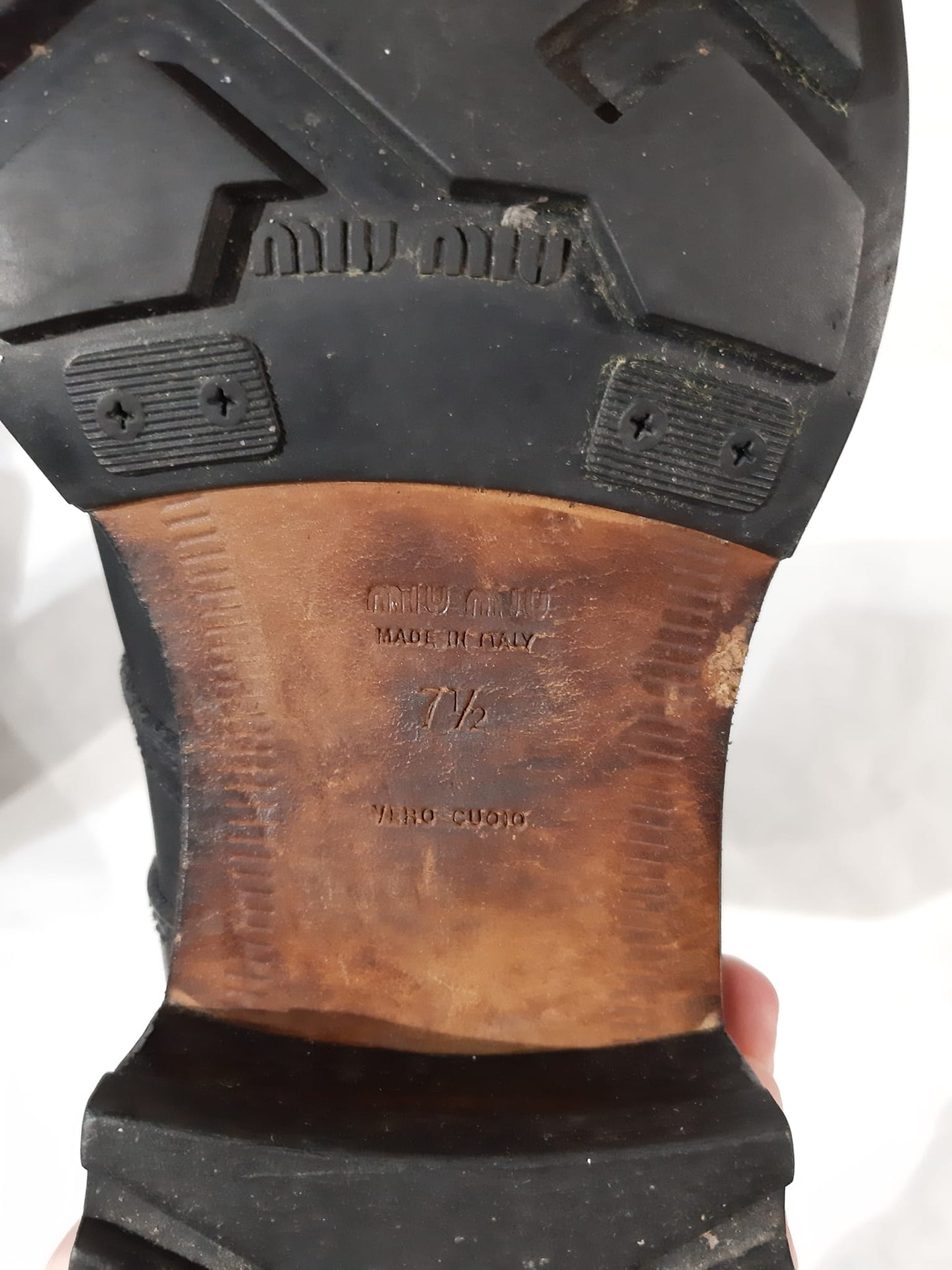 Miu Miu Engineer Peco Boots FW 2001