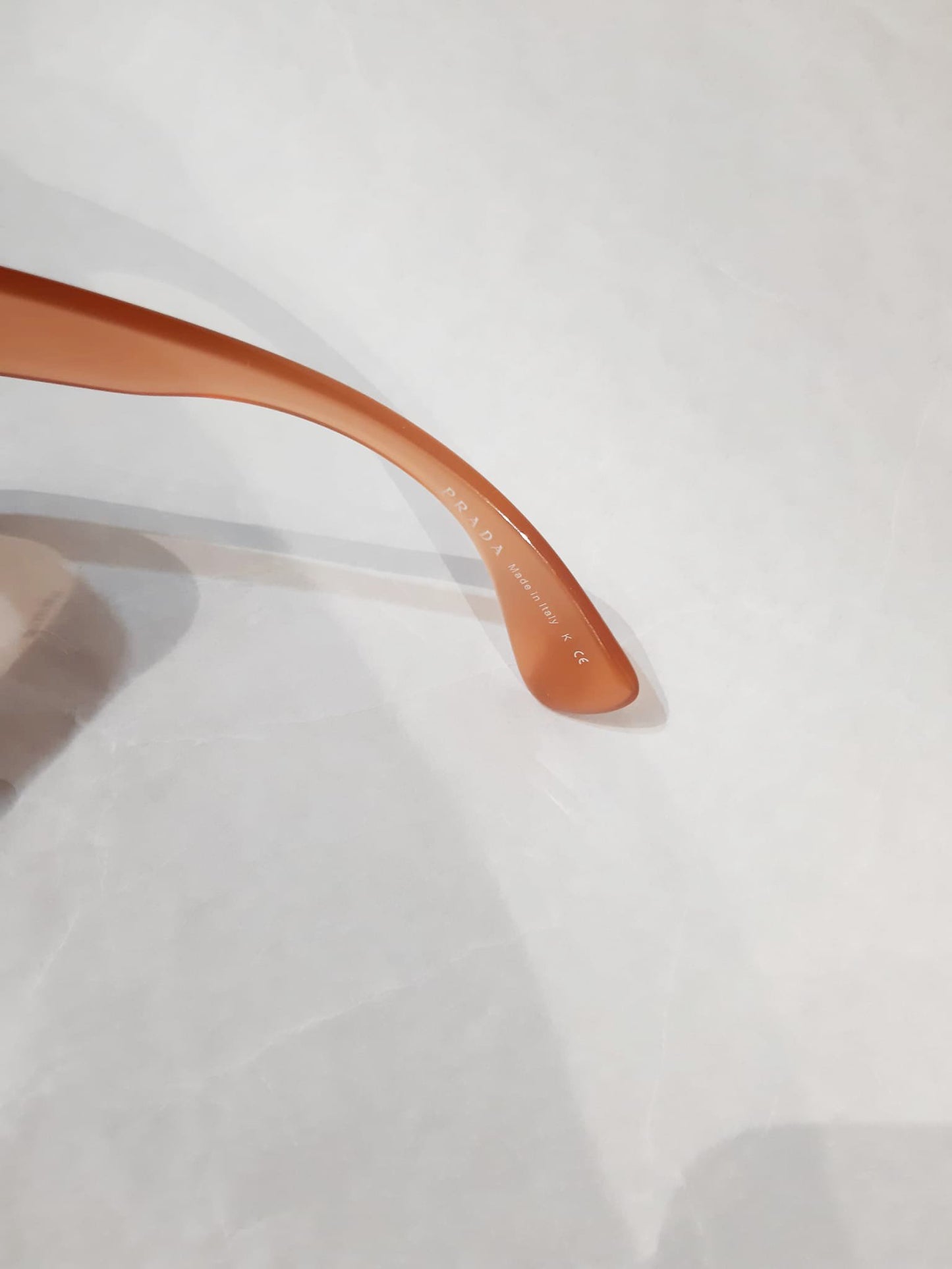 Prada Illusion Peach Oversized Glasses FW 2011 Runway