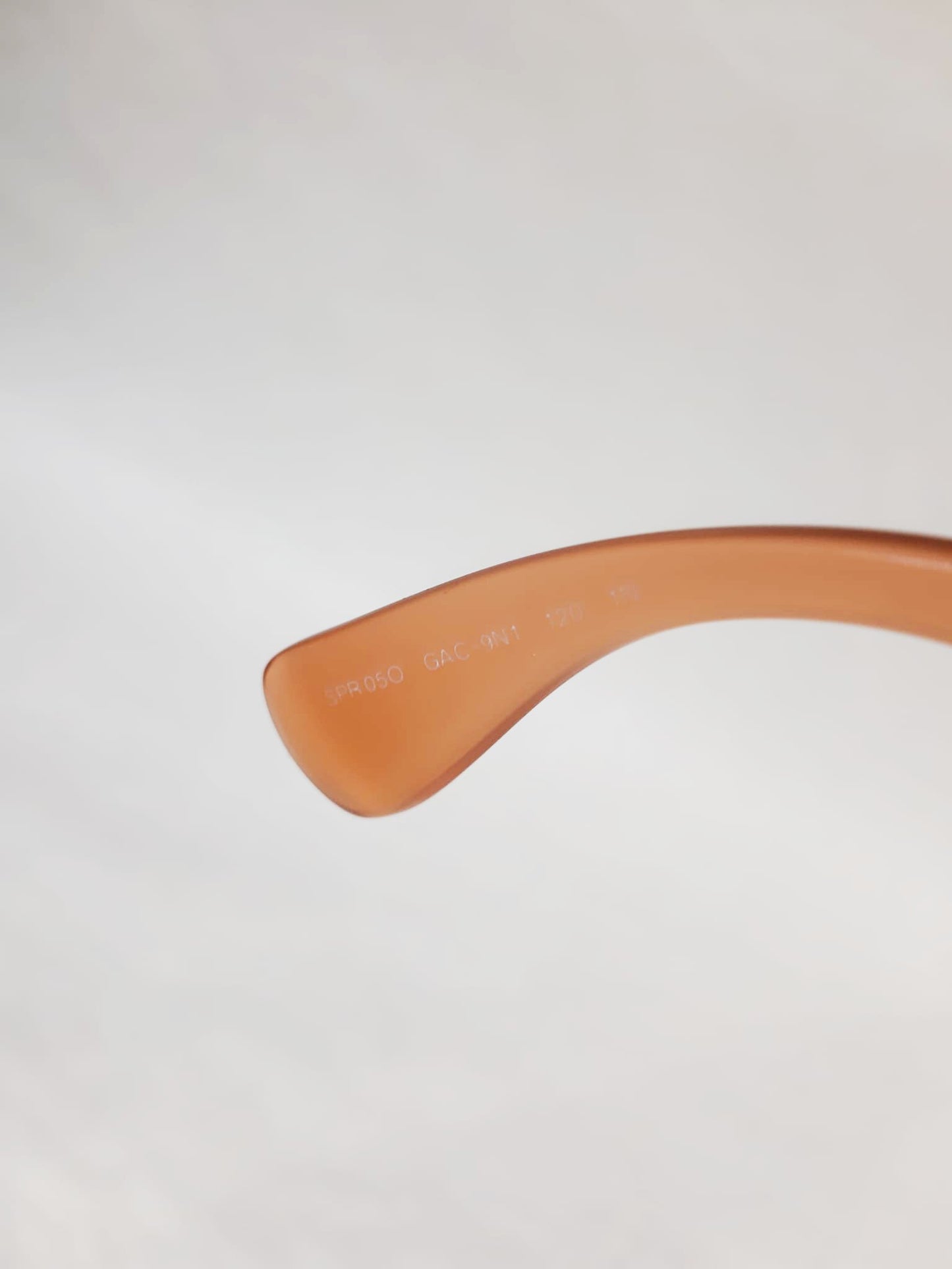 Prada Illusion Peach Oversized Glasses FW 2011 Runway