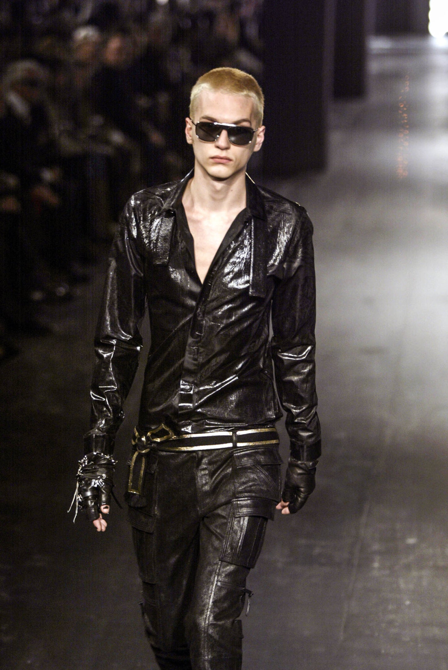 Dior Homme FW 2003 "Luster" Hand-coated Shirt by Hedi Slimane