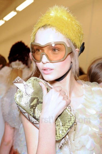 Prada Illusion Black Oversized Sunglasses FW 2011