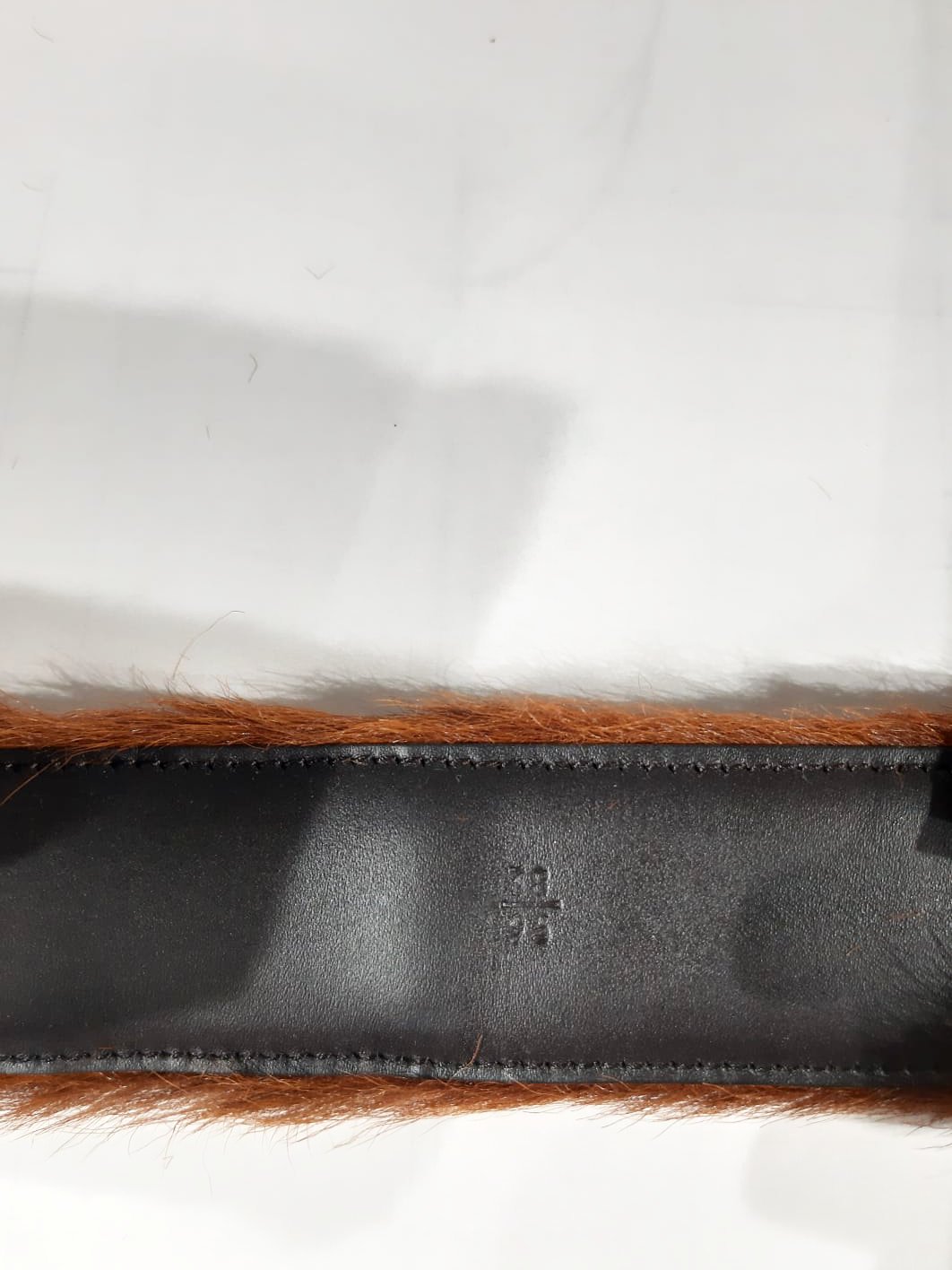Prada FW 2017 Runway Pony Fur Belt