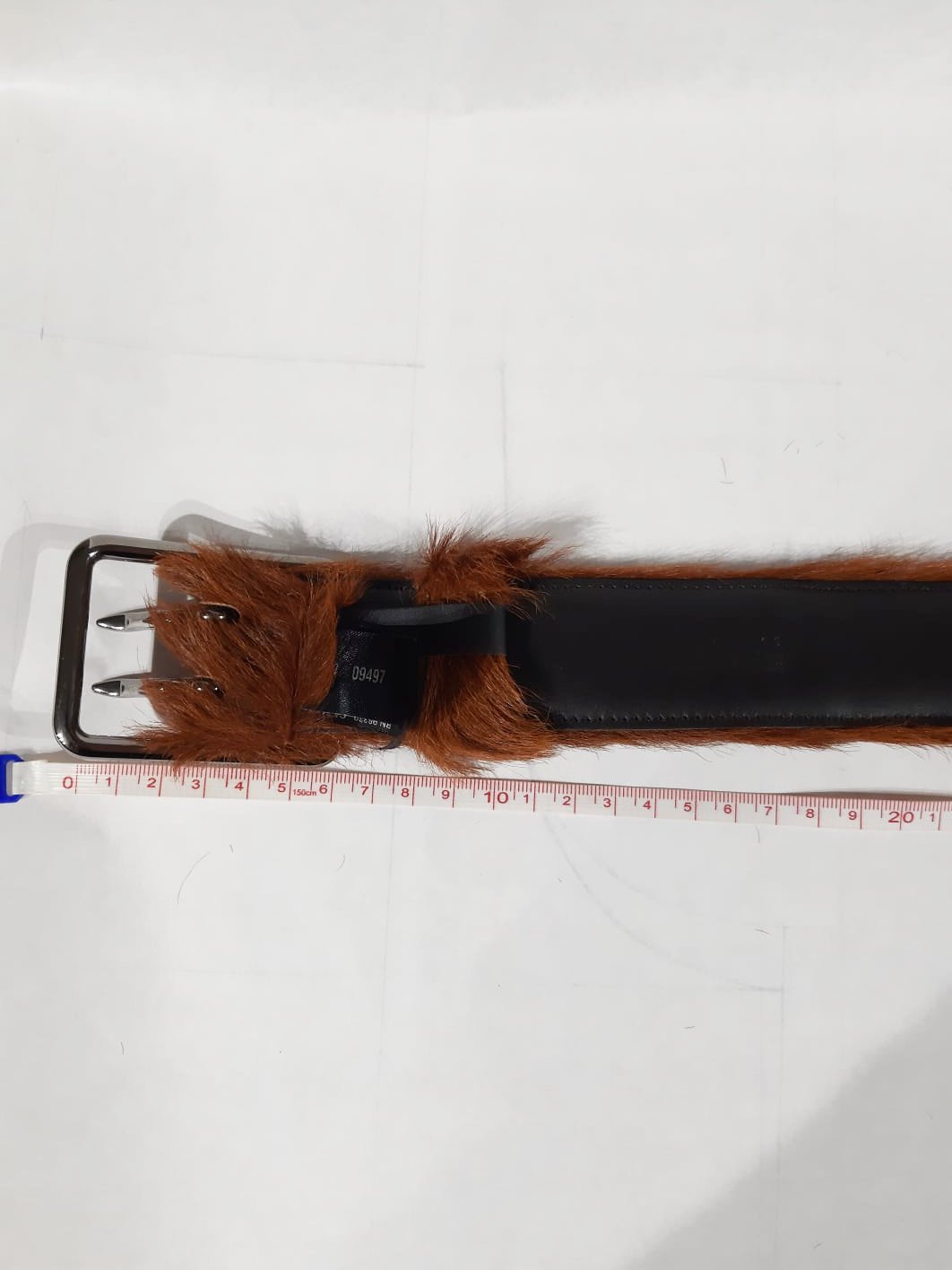Prada FW 2017 Runway Pony Fur Belt