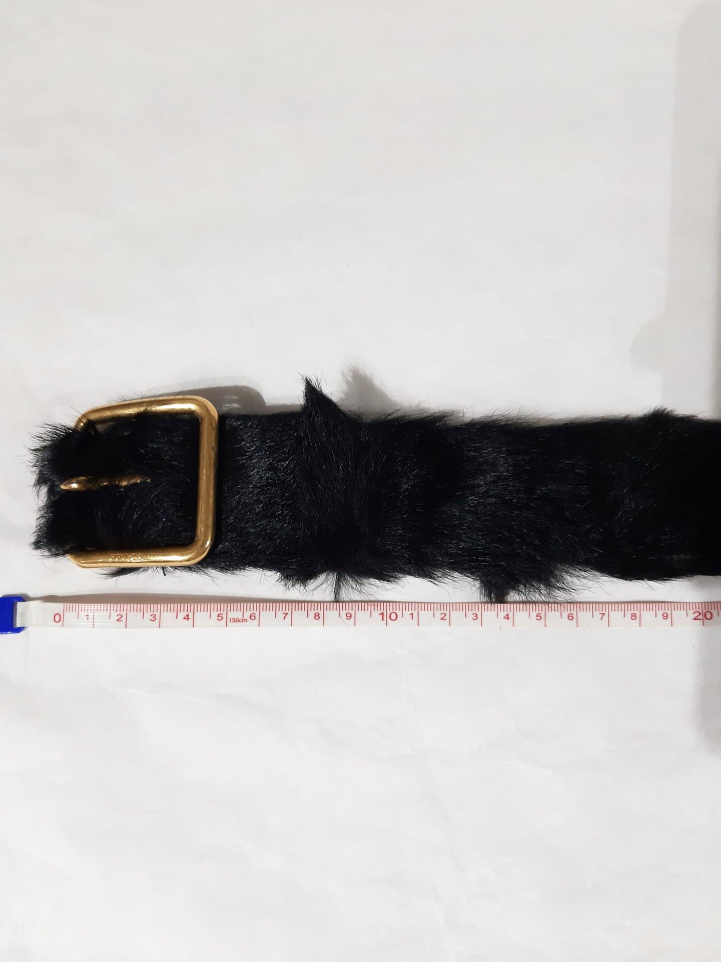 Prada FW 2017 Pony Fur Belt