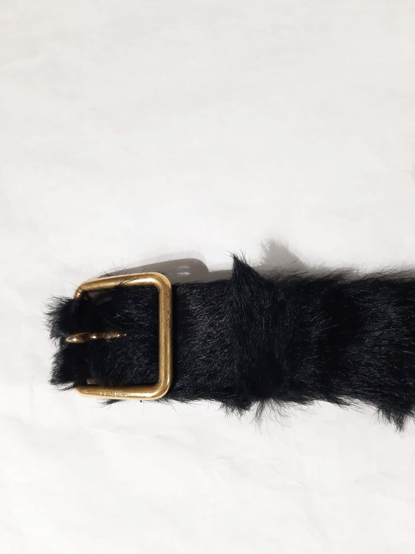 Prada FW 2017 Pony Fur Belt