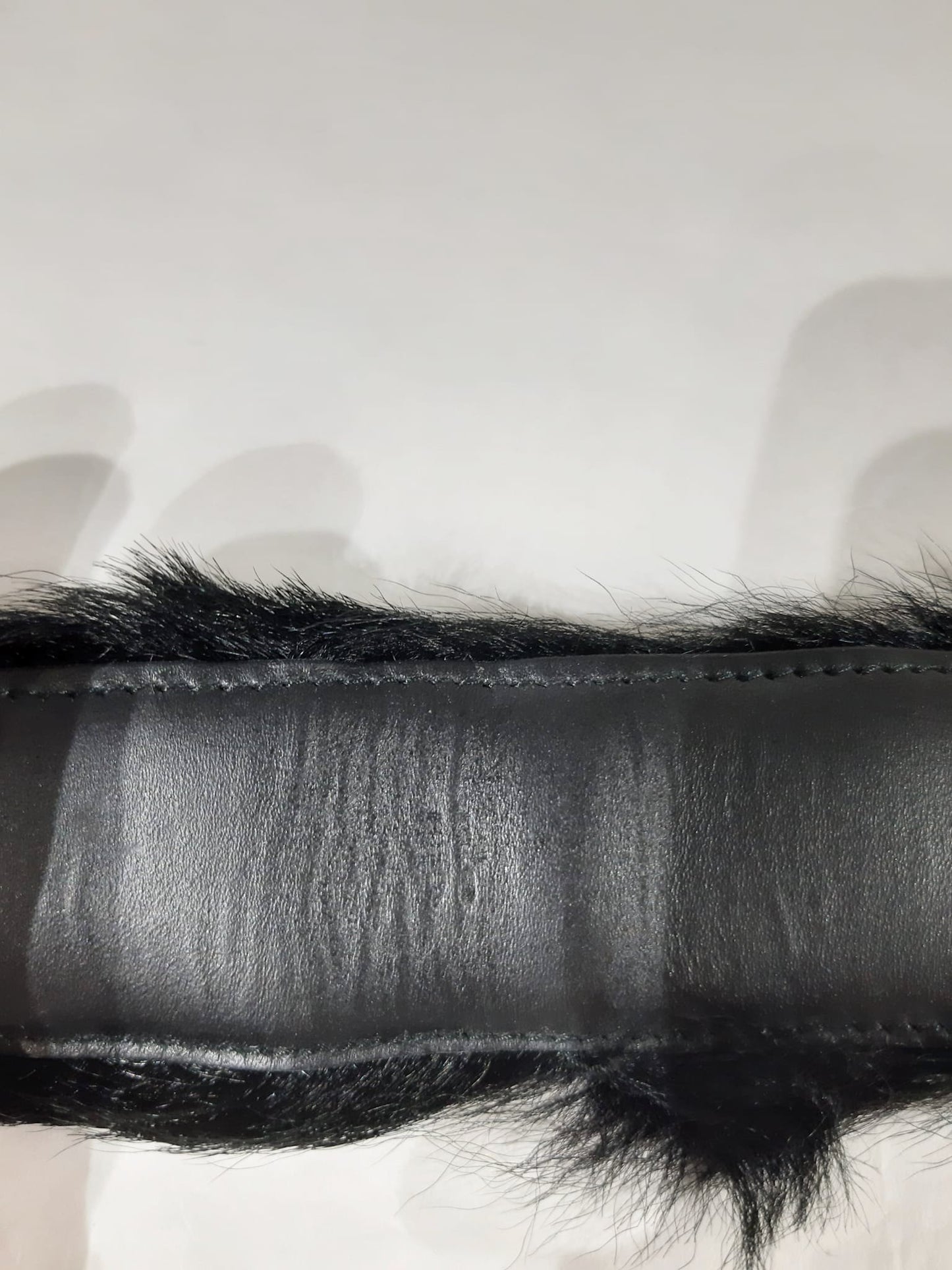 Prada FW 2017 Pony Fur Belt