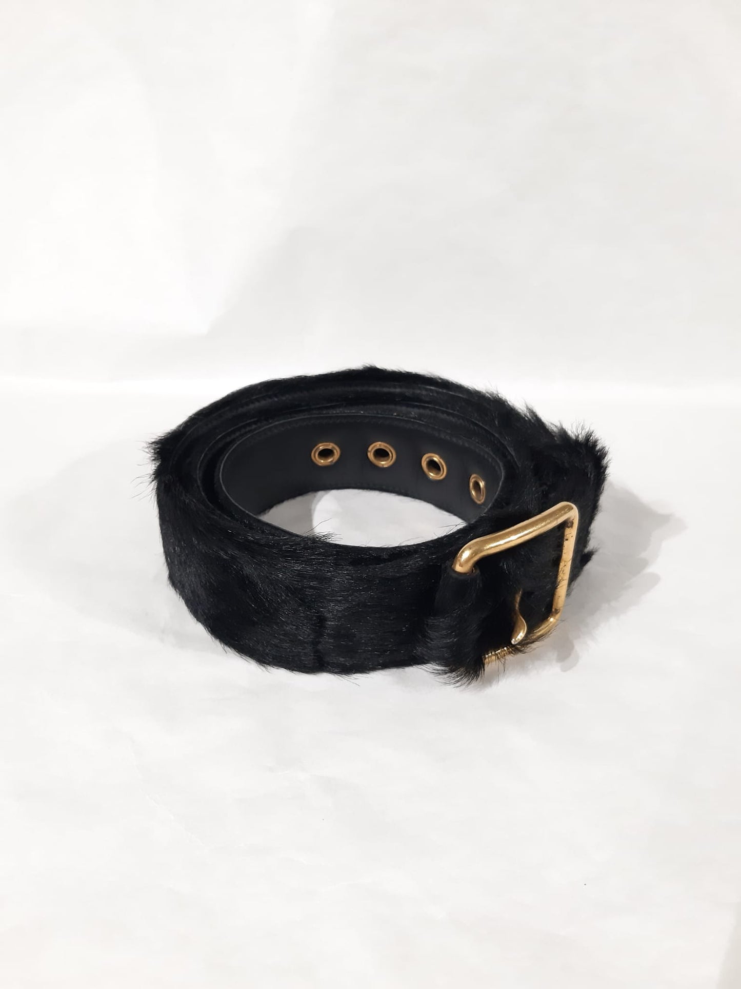 Prada FW 2017 Pony Fur Belt